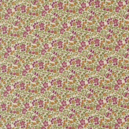 Chelsea Garden Porcelain 33857 11 Ambling Vine Small Floral Quilting Fabric