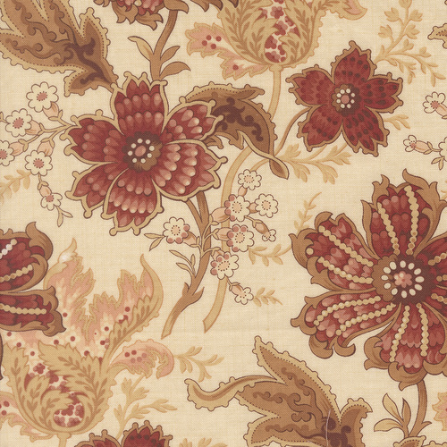 Le Jardin Rouge Primvere Pearl 36150 14 Quilting Fabric