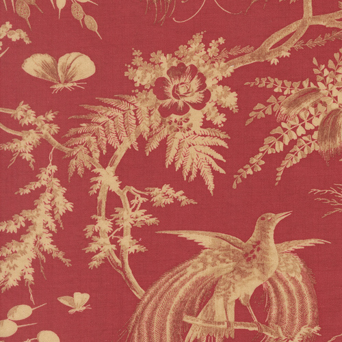 Le Jardin Rouge Margueritte Rouge 36151 11 Quilting Fabric