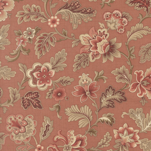 Le Jardin Rouge Tournesal Clay 36152 12 Quilting Fabric