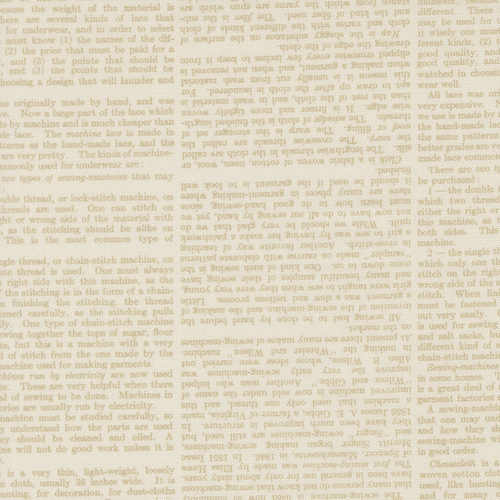 Paper Hamlet Paper 39567 11 Book Pages Text & Words Quilting Fabric 