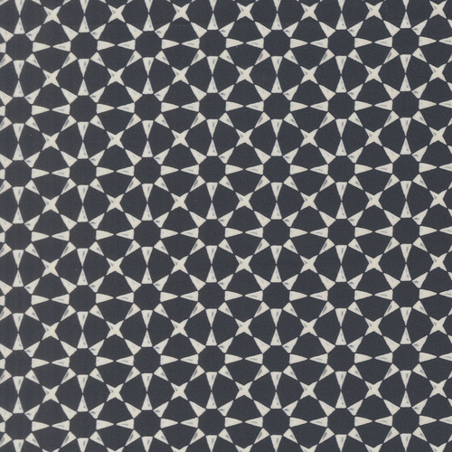 Silent Night Star Tile Navy 4005712 Quilting Fabric