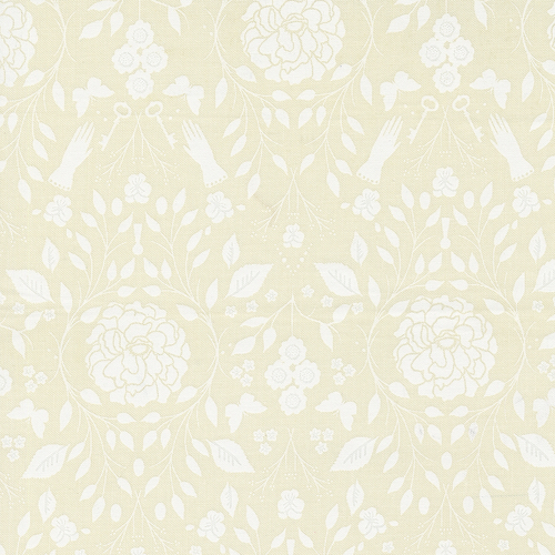Evermore 43152 21 Lace Damask Floral Quilt Fabric