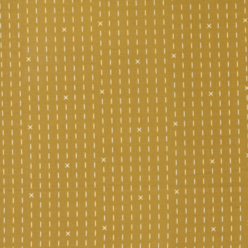 Evermore Honey 43156 13 Hand Stitched Stripes Quilt Fabric