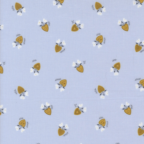 Sun Drenched Sky 43202 14 Vintage Lockets Novelty Quilting Fabric