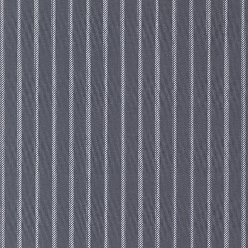 Sun Drenched Indigo 43206 15 Ticking Stripe  Quilting Fabric