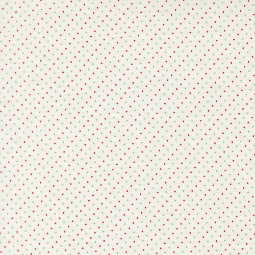 Merrily On High Festive Dots Snow 43216 11 Quilting Fabric
