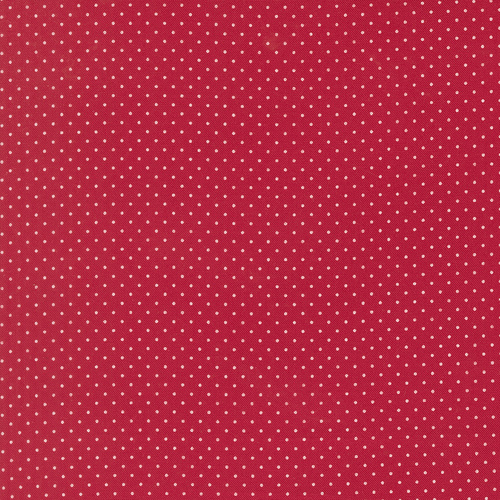 Merrily On High Festive Dots Christmas Red 43216 13 Quilting Fabric
