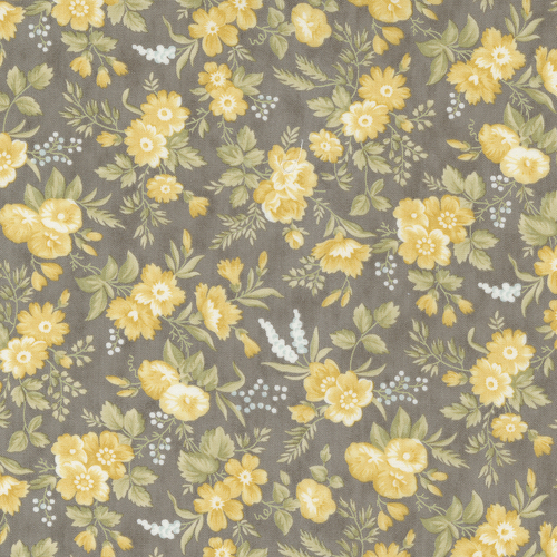 Honeybloom Charcoal 44342 15 Quilting Fabric