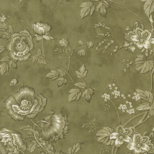 3 Sisters Meadow Greens Sisters Floral Rosemary 44360 40 Patchwork Fabric 