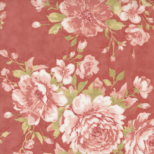Muse Rose Garden Florals Scarlet 44390 13 Quilting Fabric 