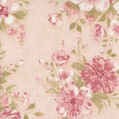 Muse Rose Garden Florals Blush 44390 14 Quilting Fabric 