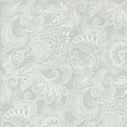 Muse Flourishing Florals Damask Sky 44391 12 Quilting Fabric 