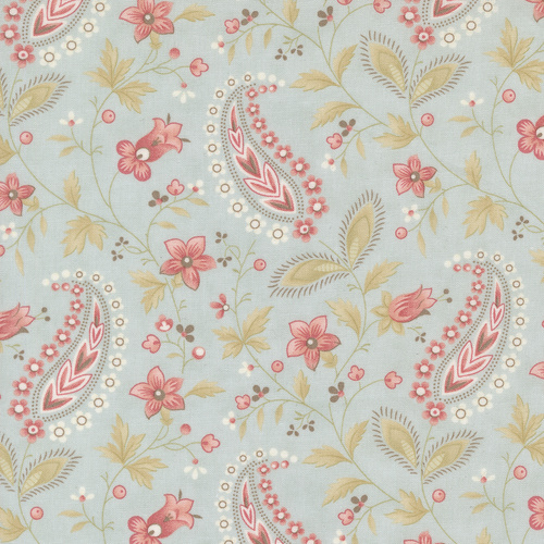 Muse Paisley Vine Sky 44393 12 Quilting Fabric 