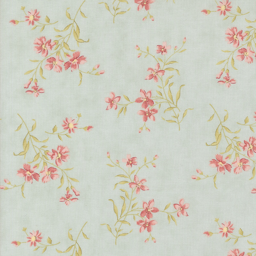 Muse Flower Picking Florals Sky 44394 12 Quilting Fabric 