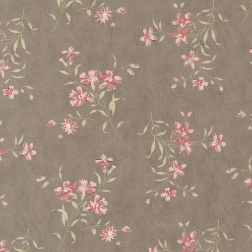 Muse Flower Picking Florals Stone 44394 16 Quilting Fabric 