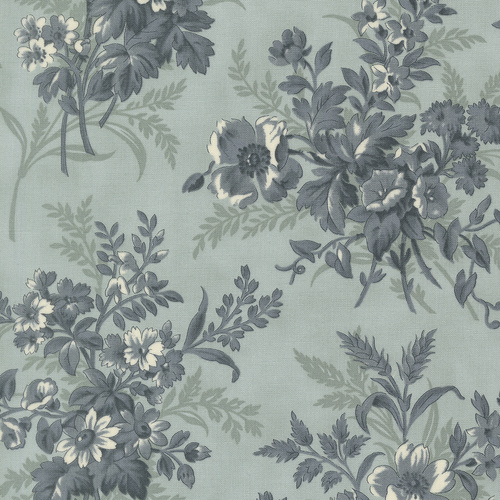 Breathtaking Blues Bouquets Florals Sky 44400 13 Quilting Fabric