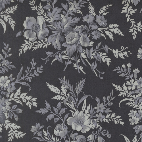 Breathtaking Blues Bouquets Florals Midnight 44400 15 Quilting Fabric