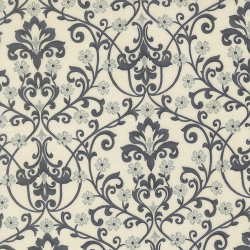 Breathtaking Blues Classic Damask Porcelain 44403 11 Quilting Fabric