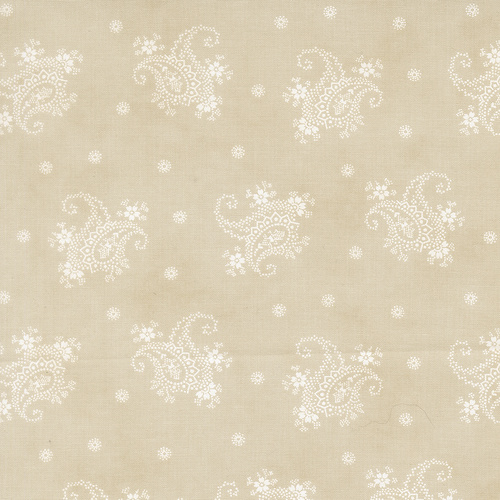 Breathtaking Blues Paisley Medallions Ecru 44405 12 Quilting Fabric