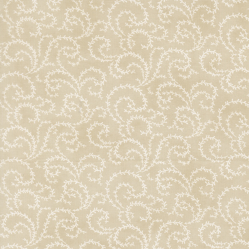 Breathtaking Blues Vine Blenders Ecru 44407 12 Quilting Fabric
