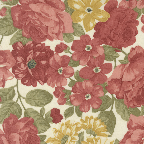 Ambiance Porcelain 44410 11 Bouquets Large Floral Quilting Fabric