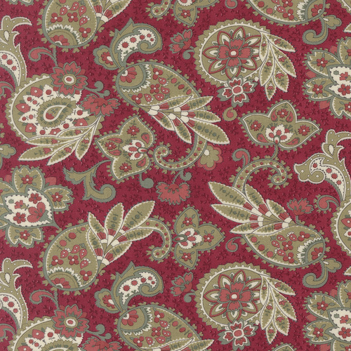 Ambiance Rose 44411 13 Paisley Quilting Fabric