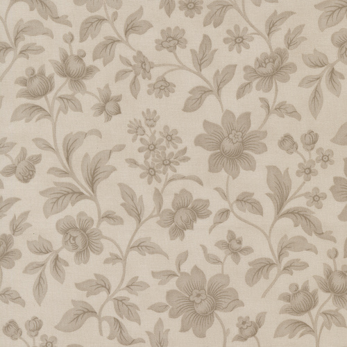 Ambiance Silver 44412 12 Elegance Florals Damask Quilting Fabric