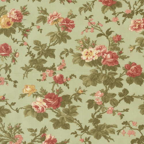 Ambiance Mist 44413 14 Rose Garden Florals Quilting Fabric