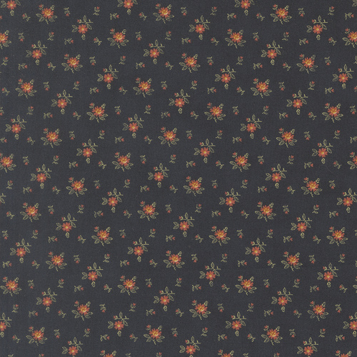 Ambiance Midnight 44416 16 Little Flower Small Floral Quilting Fabric