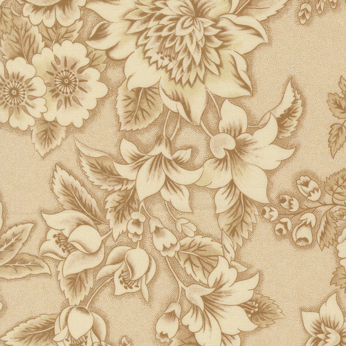 Miss Mollie Floral Abundance Large Floral Biscuit 47560 11 Quilting Fabric