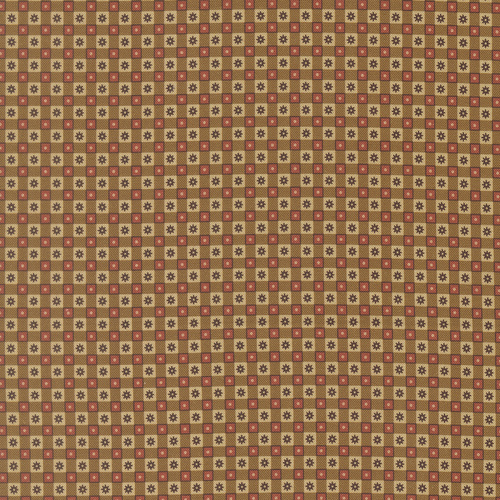 Miss Mollie Camp Life Checks & Plaids Saddle 47569 20 Quilting Fabric