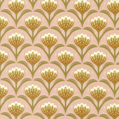 Quaint Cottage Rose 48371 18 Patchwork Fabric