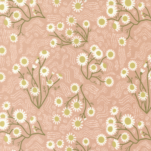 Quaint Cottage Rose 48372 18 Chamomile Florals Quilt Fabric