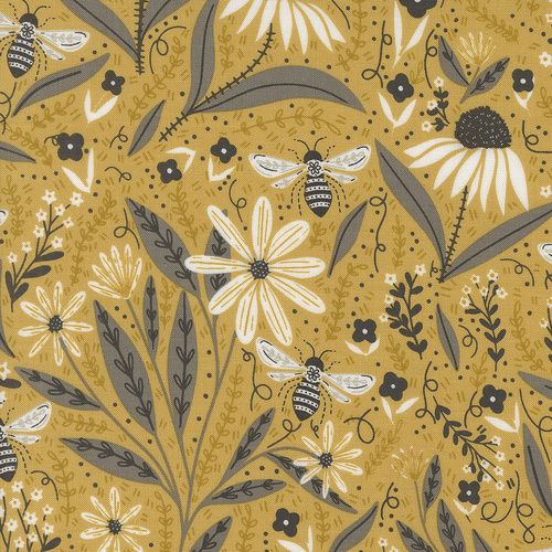 Bee Garden Florals Bees Honey 48410 15 