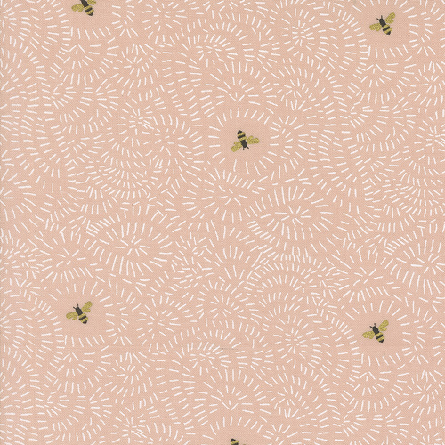 Bee Garden Twists & Turns Blenders Bees Metallic Rose 48415 17M