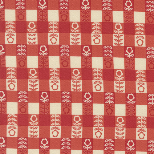 The Henhouse Barn 48436 16 Flower  Plaids Gingham Quilting Fabric
