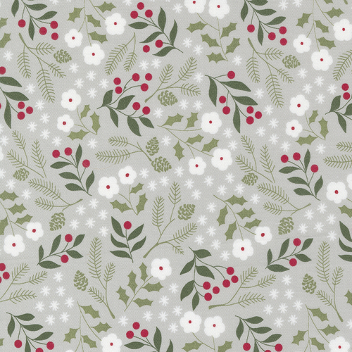 Christmas Eve Silver 5181 12 Quilting Fabric