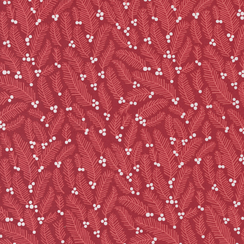 Christmas Eve Cranberry 5182 16 Quilting Fabric