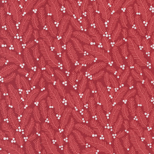 Christmas Eve Cranberry 5182 16 Quilting Fabric