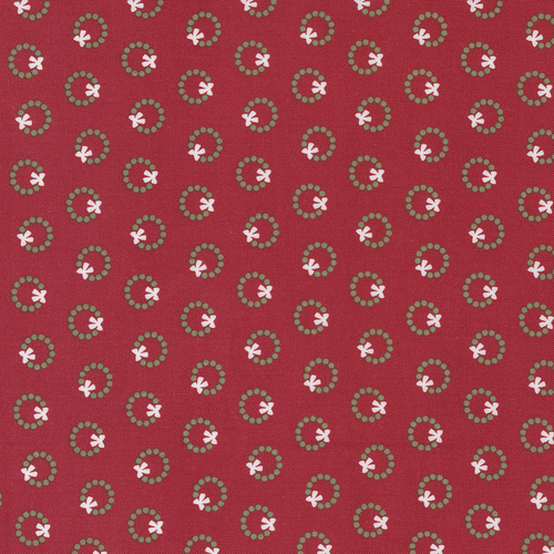 Christmas Eve Cranberry 5183 16 Quilting Fabric