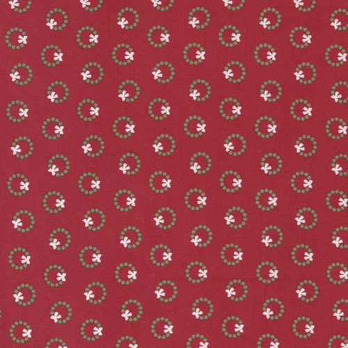 Christmas Eve Cranberry 5183 16 Quilting Fabric