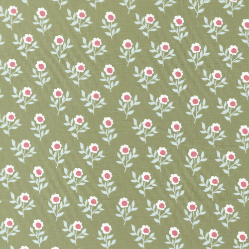 Lovestruck Fern 5192 17 Old Fashioned Bloom Small Floral Fabric