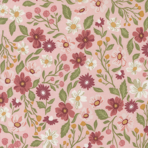 Wild Honey Carnation 5250 12 Wildflower Dance Florals Quilting Fabric 