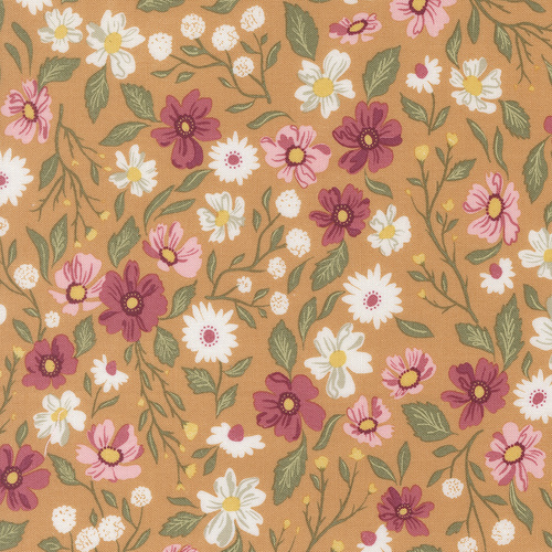 Wild Honey Honey 5250 16 Wildflower Dance Florals Quilting Fabric 