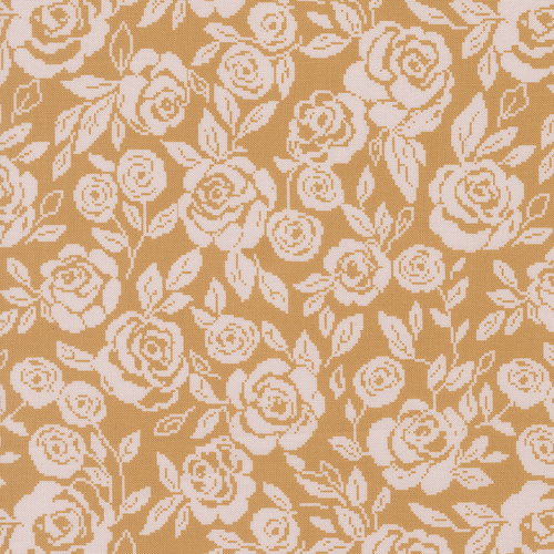 Wild Honey Honey 5251 16 Monofloral Florals Rose Tapestry Quilting Fabric 