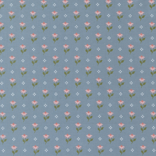 Wild Honey Sky 5252 14 Bumbling Posies Small Floral Quilting Fabric 