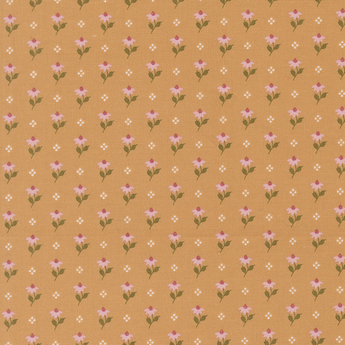 Wild Honey Honey 5252 16 Bumbling Posies Small Floral Quilting Fabric 