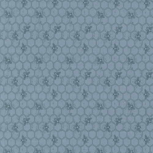 Wild Honey Sky 5253 14 Honeycomb Novelty Bees Blender Quilting Fabric 