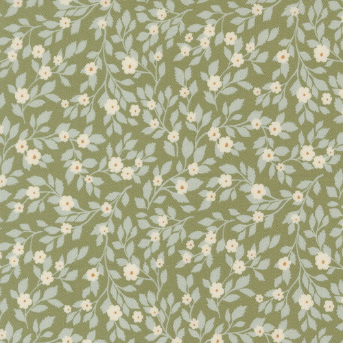 True Love Fern Robins Egg 5261 25 Daydream Posies Florals Patchwork Fabric